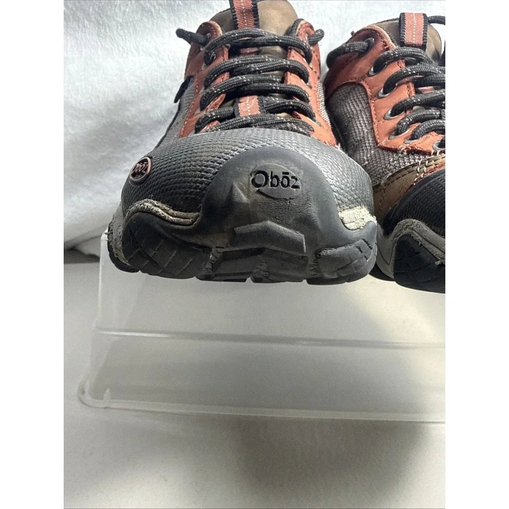 Oboz Firebrand II Men's Low Hiking Shoes Waterproof Earth Color Men Size 9.5 EUC